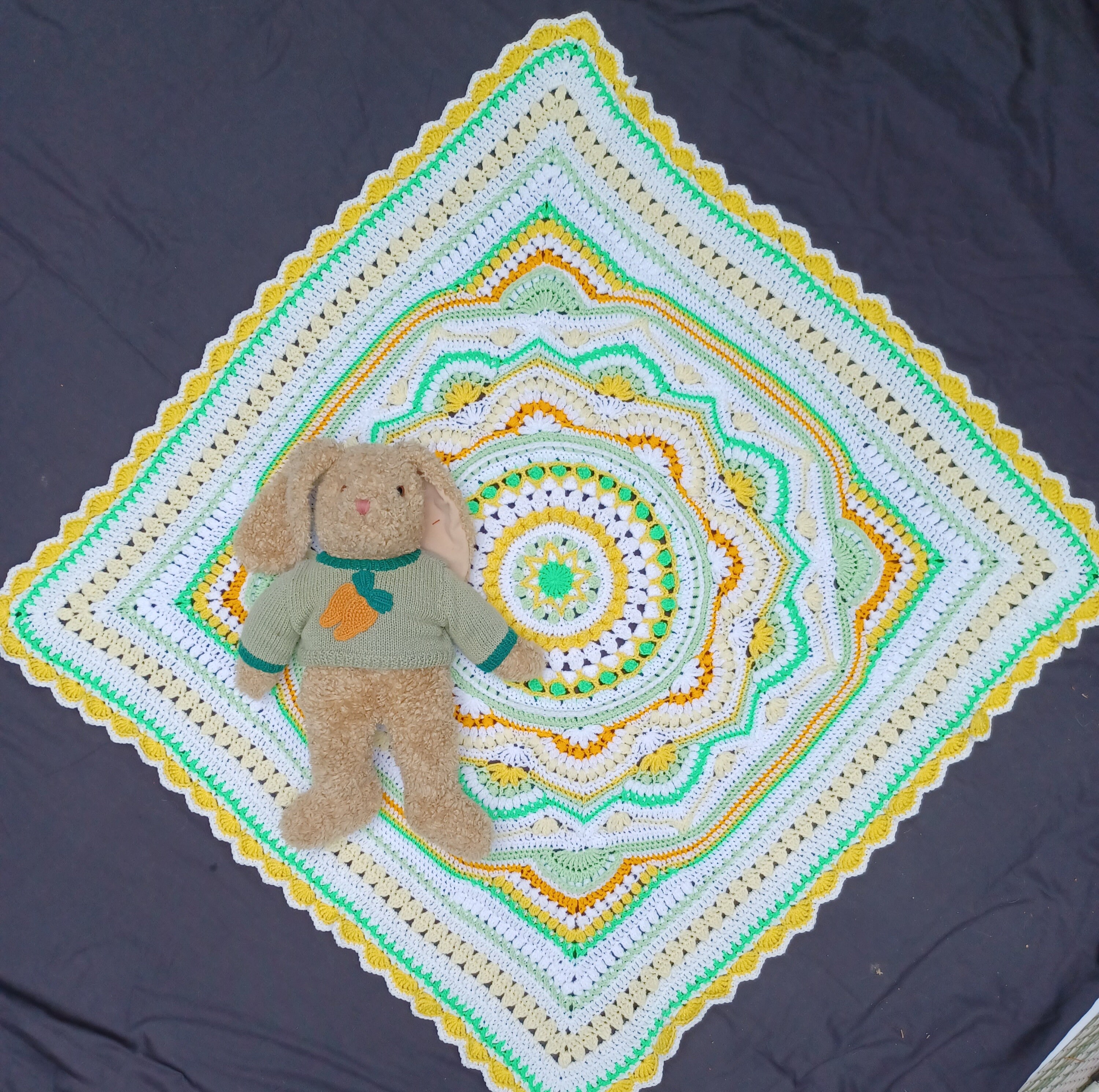 Mandala baby blanket sale