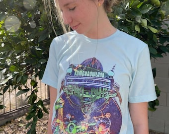 Koszulka Tomorrowland, Koszulka Disney World, Koszulka Disneyland, Koszulka Disney, Kolorowa koszulka Disney