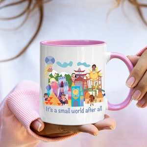 It&#39;s a Small World Mug, Disney Mug, Disneyland Mug, Disney World, Ceramic mug, Small World Ride