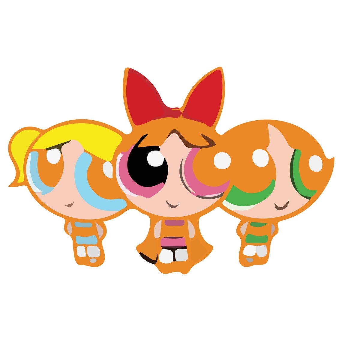 Powerpuff Girl Svg Bundle,powerpuff Girls Svg,powerpuff Girls Png ...
