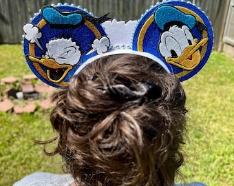 Donald Duck Disney Ears | Sparkly Mouse Ears, Disneybound