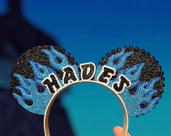 Hades Mickey Ears | God of the Underworld, Fiery Design