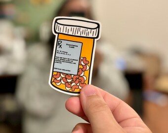 Disney Medicine Waterproof Sticker | Mickey Mouse Prescription