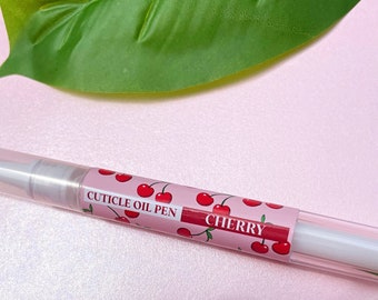 CHERRY  • Cuticle Oil Pen • Nail Oil • Caru Cosmetics