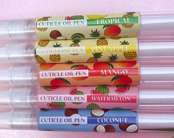 TROPICAL DROP COLLECTION • Bundle •  Cuticle Oil Pen • Nail Oil • Caru Cosmetics