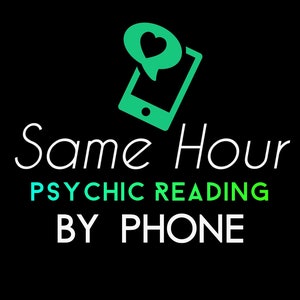 SAME HOUR Psychic Reading By Phone Psychic Answer Same Day Psychic Tarot Reading Psychic Question One Hour Psychic Readings