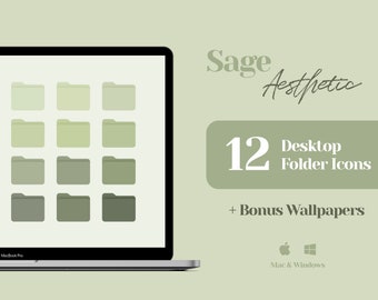 wallpapers Matcha Green Aesthetic Sage Green Desktop Wallpaper sage green windows etsy