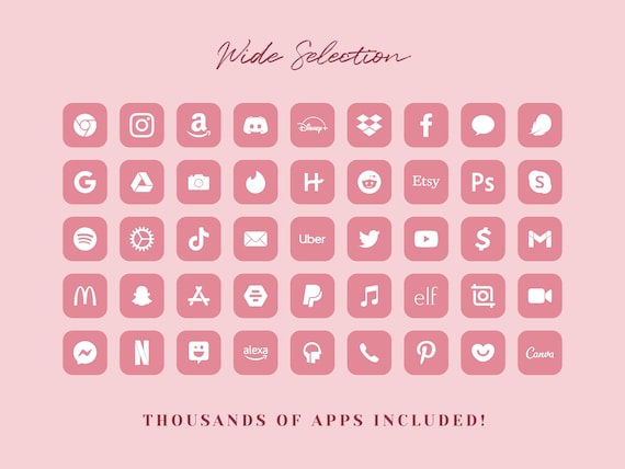 Icono De Aplicaciones Rosa ICONOS PARA APPS COLOR ROSA PALE PINK