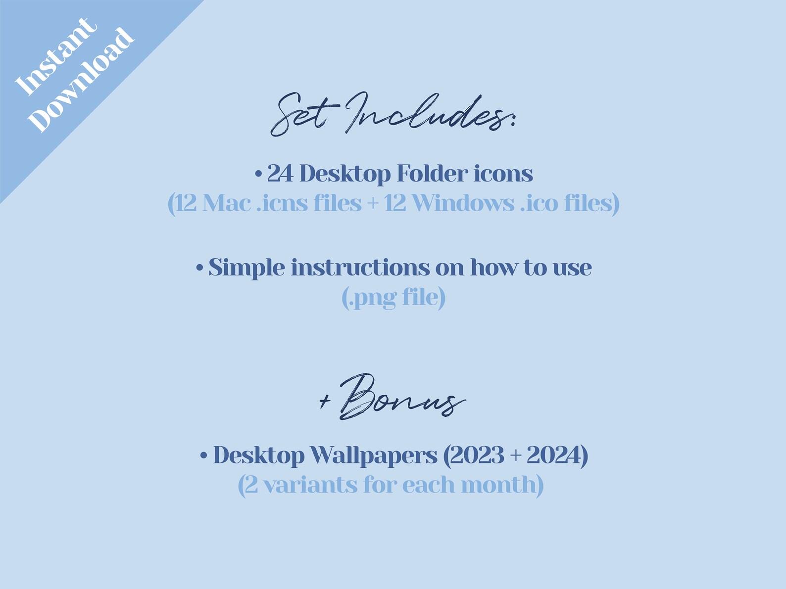 Desktop Icons, Mac Folder Icons, Ocean Sky Blue Wallpaper Desktop