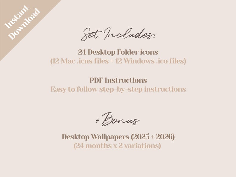Desktop Icons, Mac Folder Icons, Light Brown Wallpaper Desktop ...