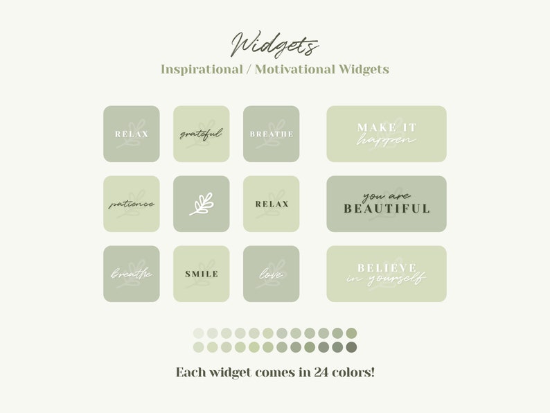 Ios 16 App Icon Pack Light Green App Icons Pale Green Iphone Etsy