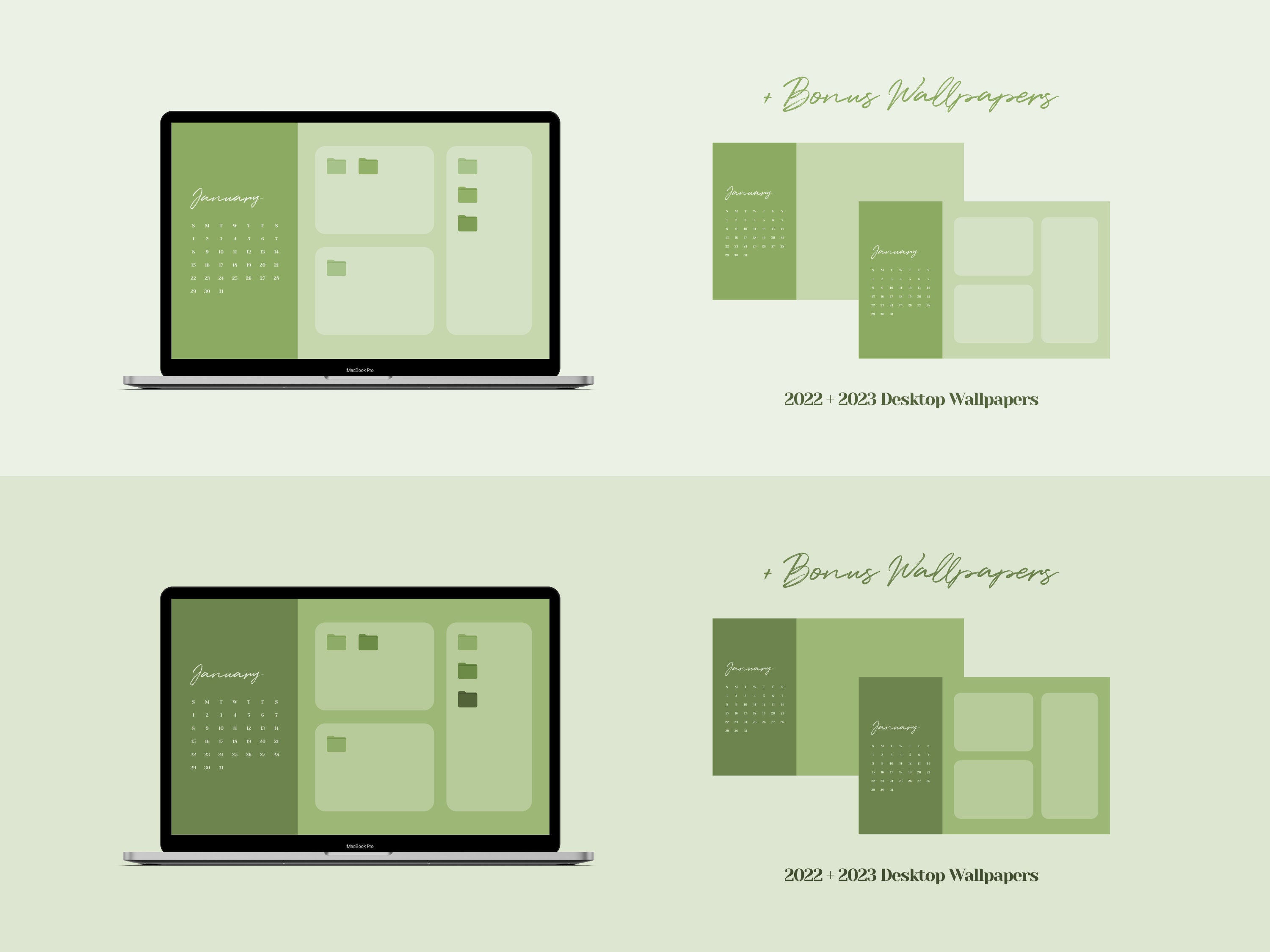 Desktop Icons Mac Folder Icons Dark Green Wallpaper Desktop - Etsy