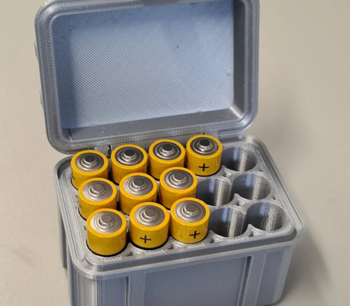 Tiktok Case Battery Box For AA Batteries 3D Printed Use Code Etsy