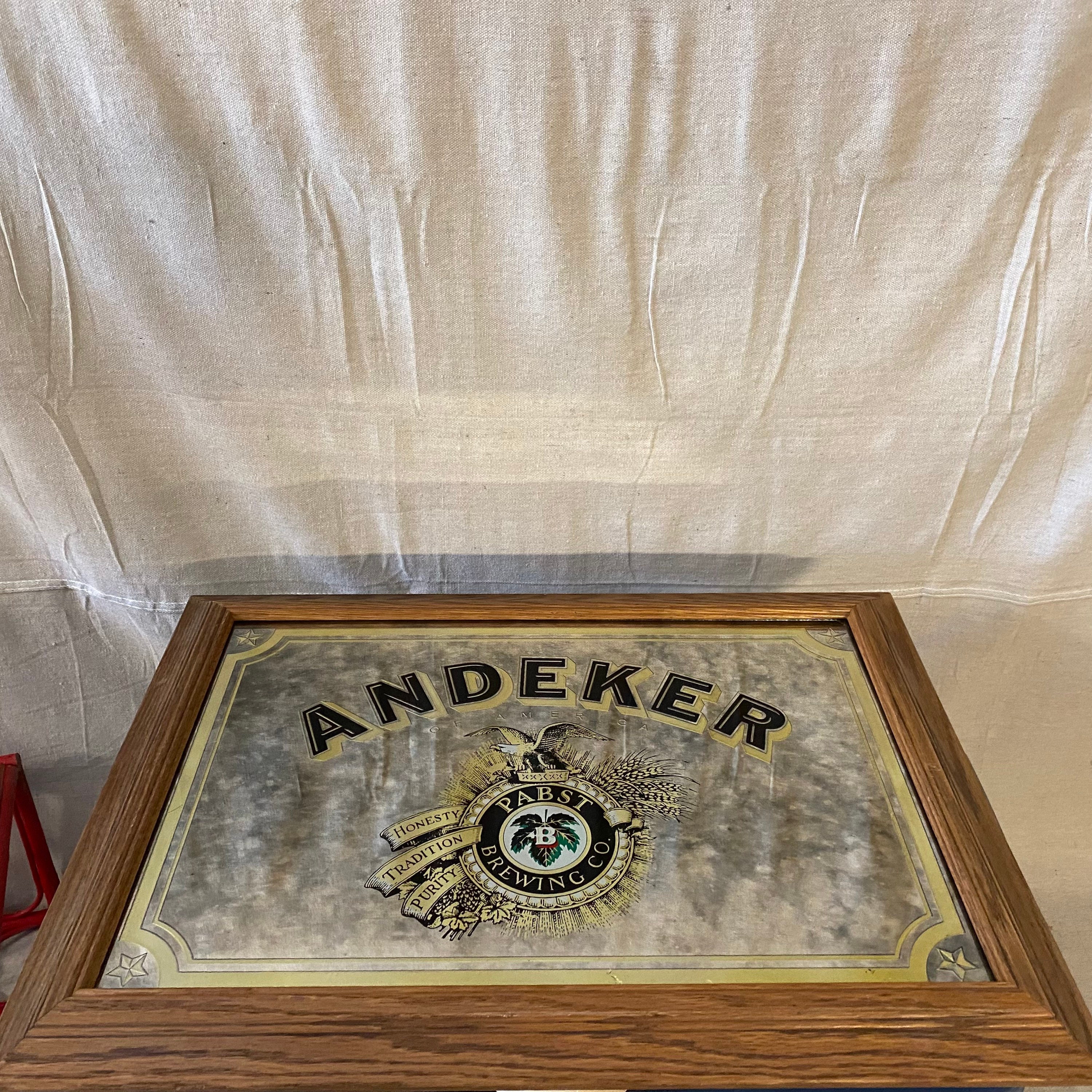 Vintage Andeker Pabst Brewing Company of America Framed