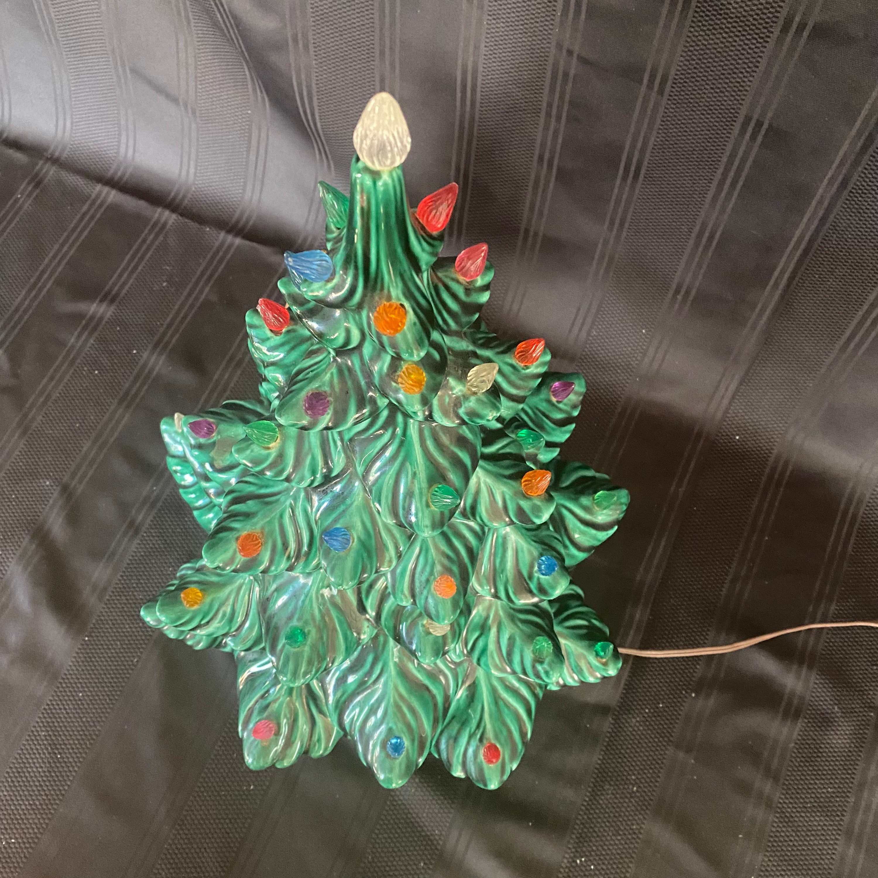 Vintage Atlantic Mold 70s Era 17 Ceramic Christmas Tree Etsy