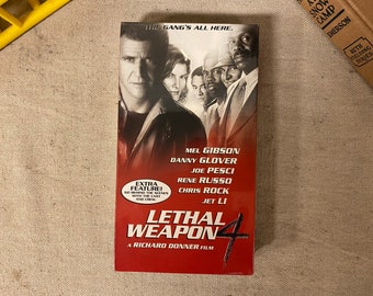 Vintage VHS Lethal Weapon Starring Mel Gibson