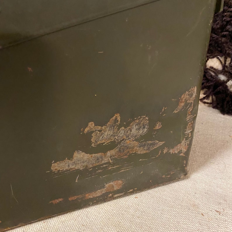 Vintage Military Surplus Black Ammo Can 300 Cartridge 7.62mm Etsy