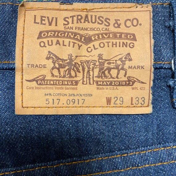 Vintage men’s Levi Strauss and co blue jeans - image 3