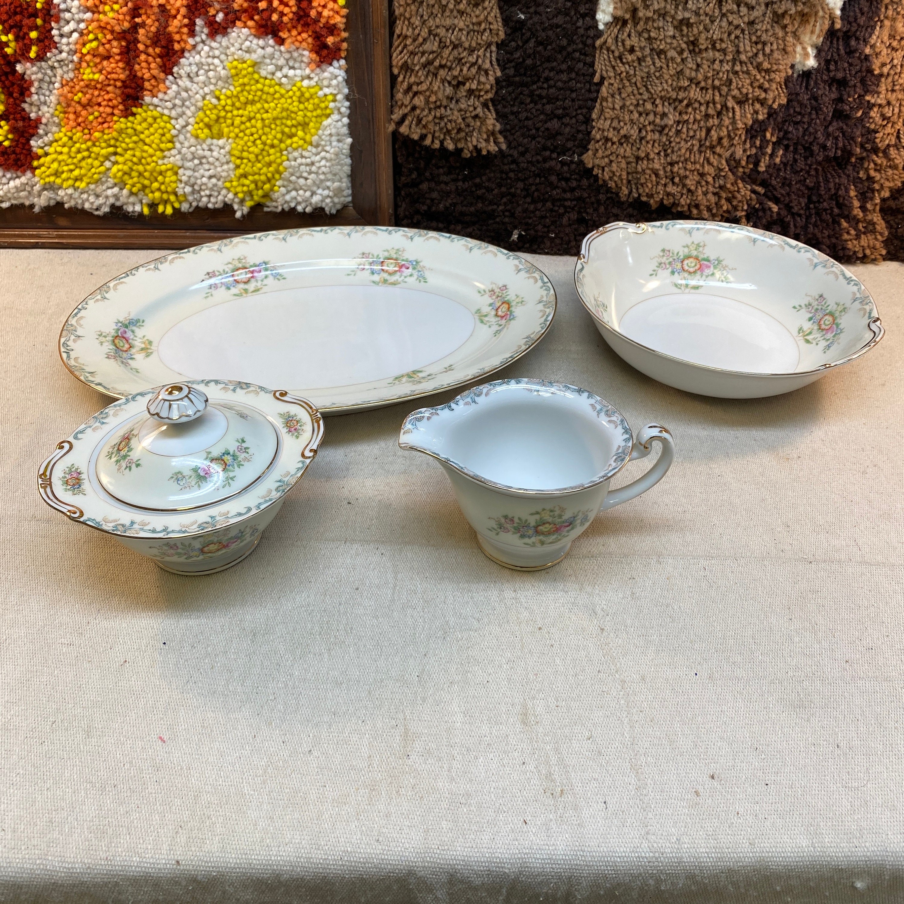 Vintage Grace China 50 Piece Dinnerware Set From Japan - Etsy