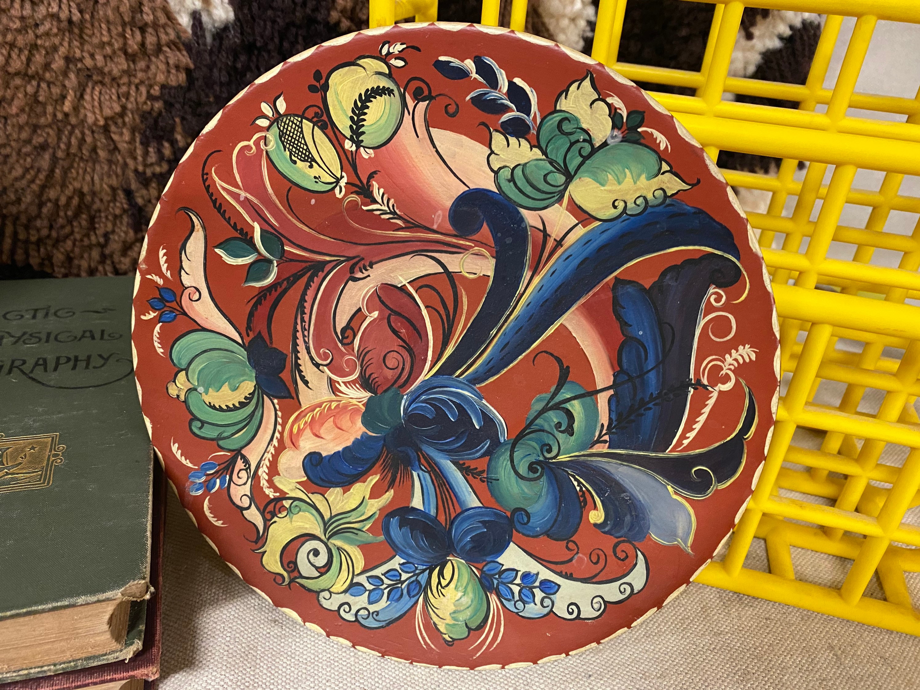Vintage Rosemaling Norwegian Style 8