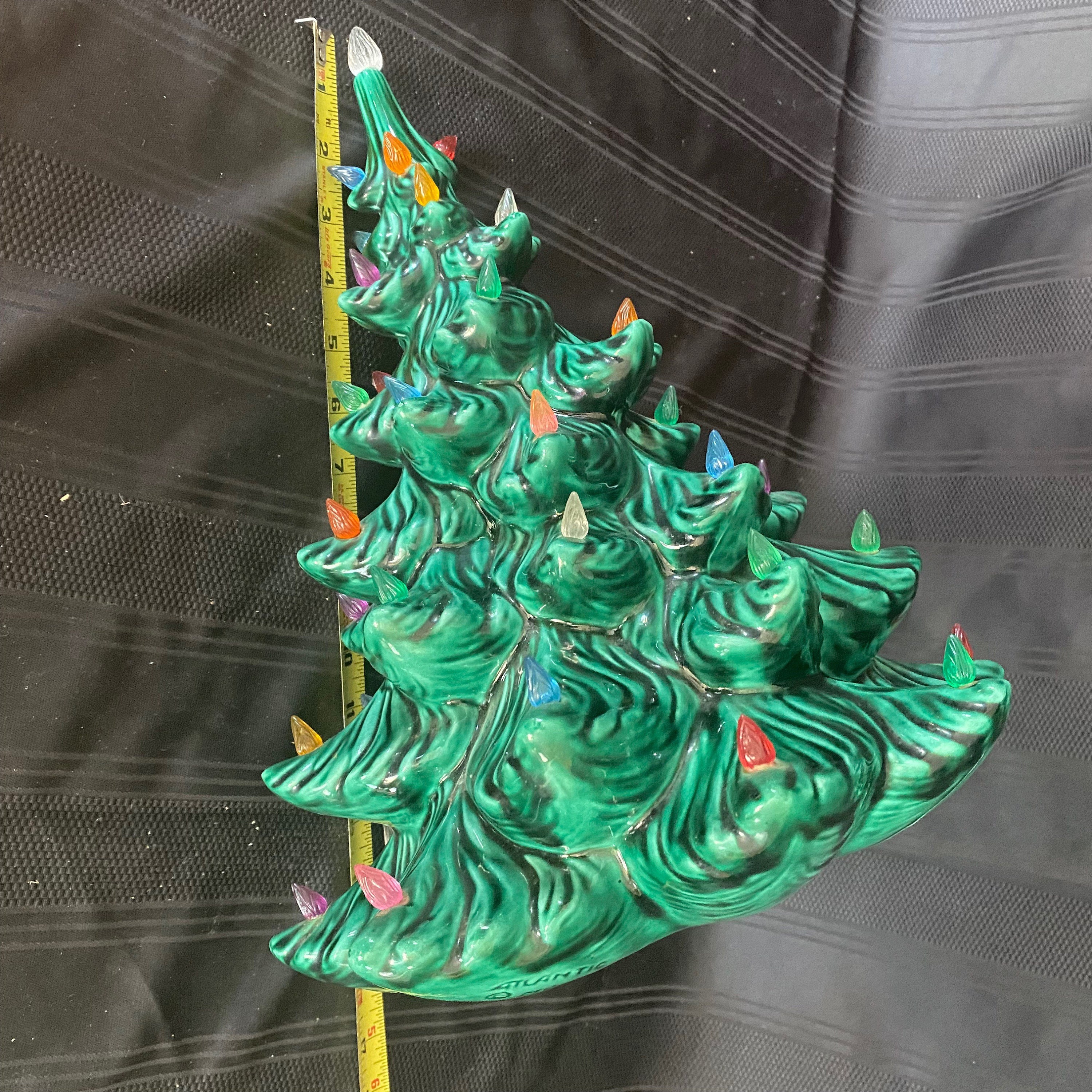 Vintage Atlantic Mold 70s Era 17 Ceramic Christmas Tree Etsy