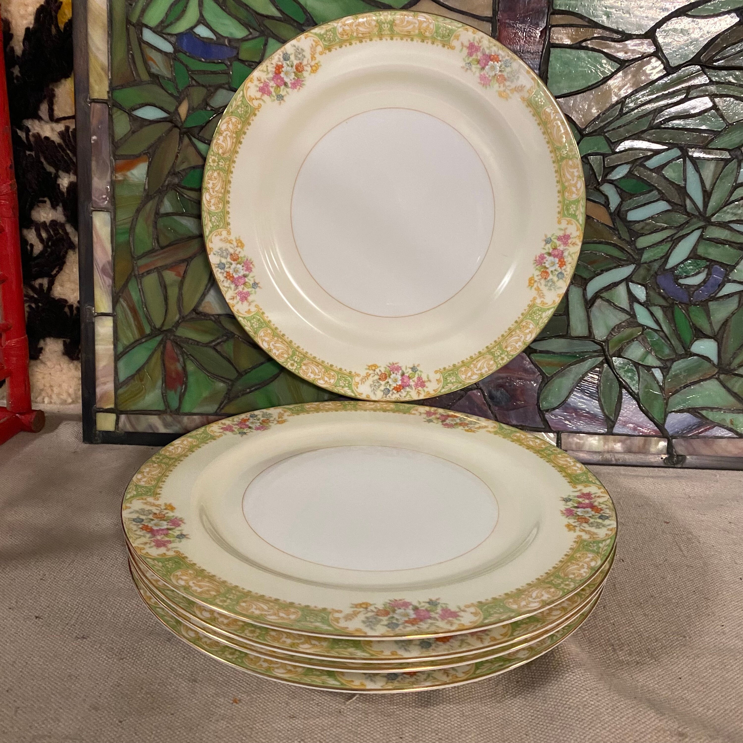Vintage Noritake Rose China Set - Etsy