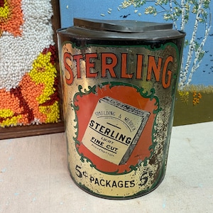Sterling Tobacco Tin