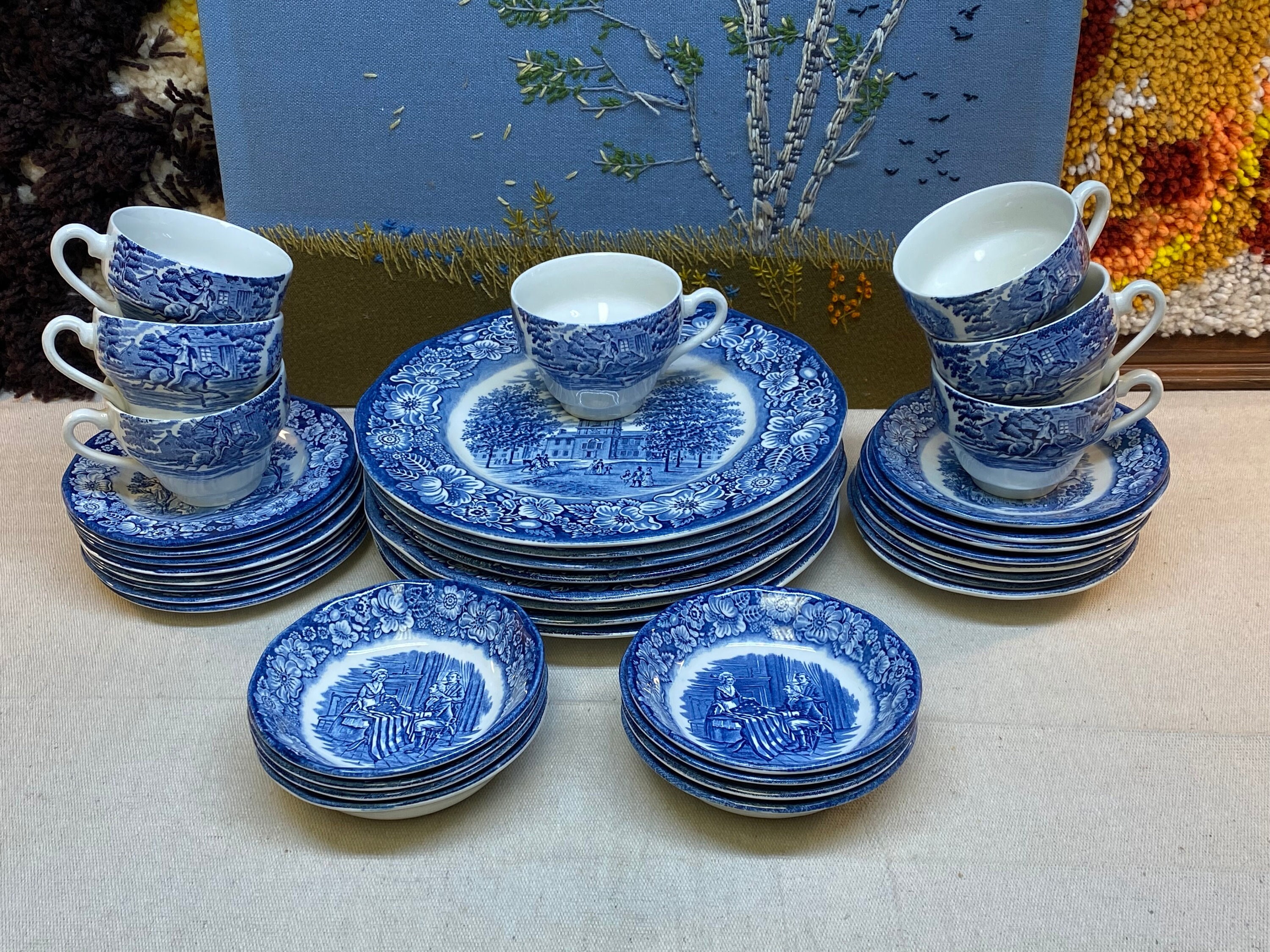 ビンテージ ケーキプレート2枚セット ENOCH WEDGWOOD LIBERTY