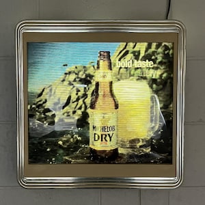 Michelob Dry Beer Advertisement Lighted Sign
