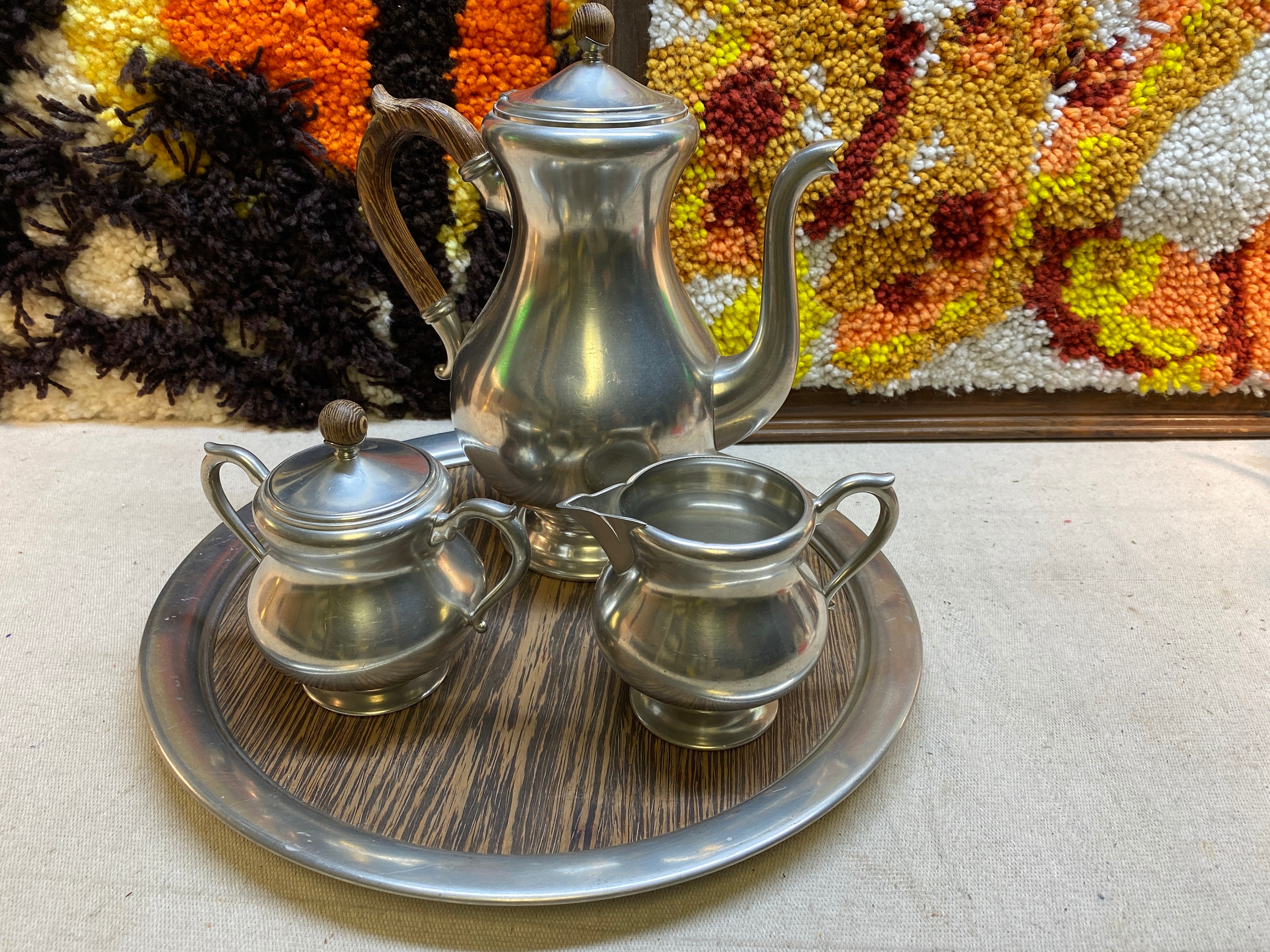 Three Piece Tea Set - Etsy Three Piece Tea Set - Etsy