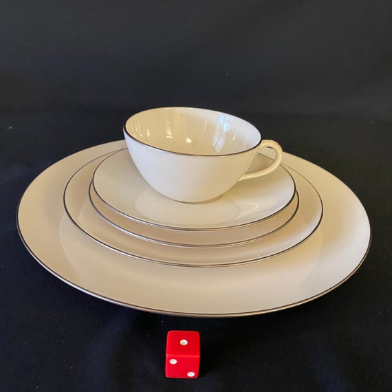 Vintage Lenox Olympia Place 31 piece China set - image 3