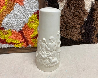 Vintage Atlantik Mould Keramik Krippe Kerze