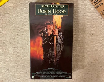 Vintage VHS Robin Hood Prince of Thieves tape