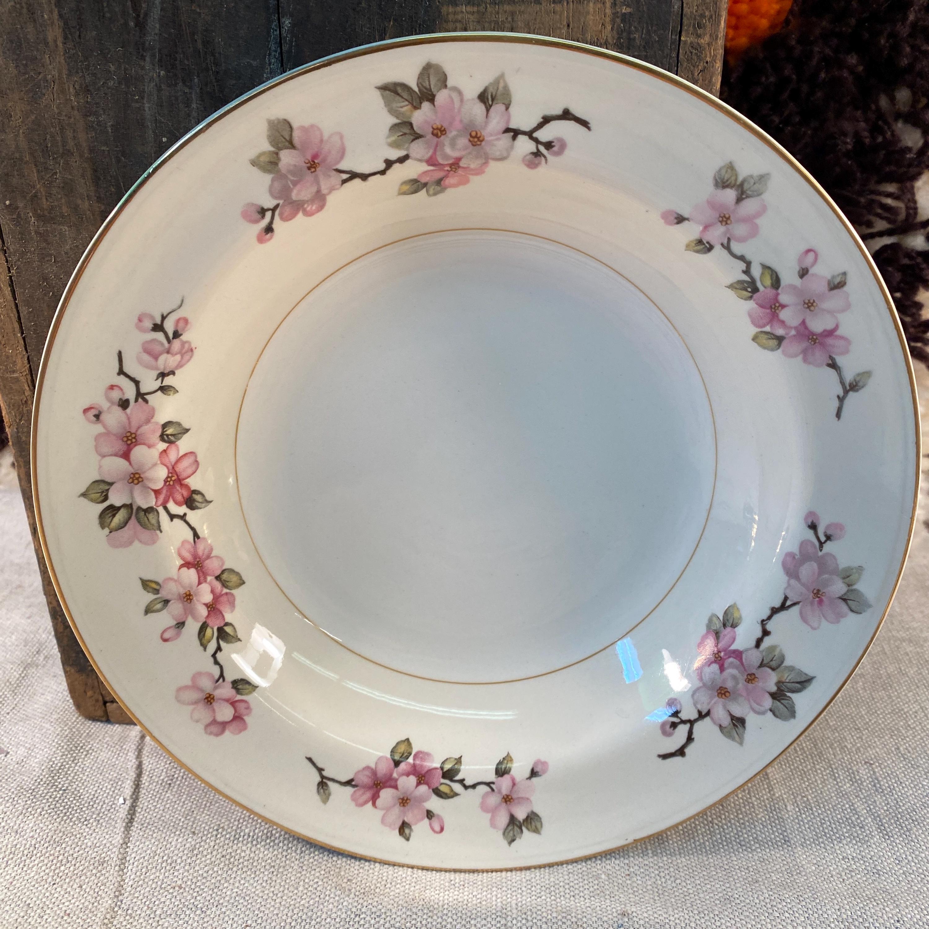 ビンテージ　キッチンウェア　ホーマーラフリン　TABLETOPS gallery Vintage Floral China, Homer Laughlin Eggshell Nautilus USA