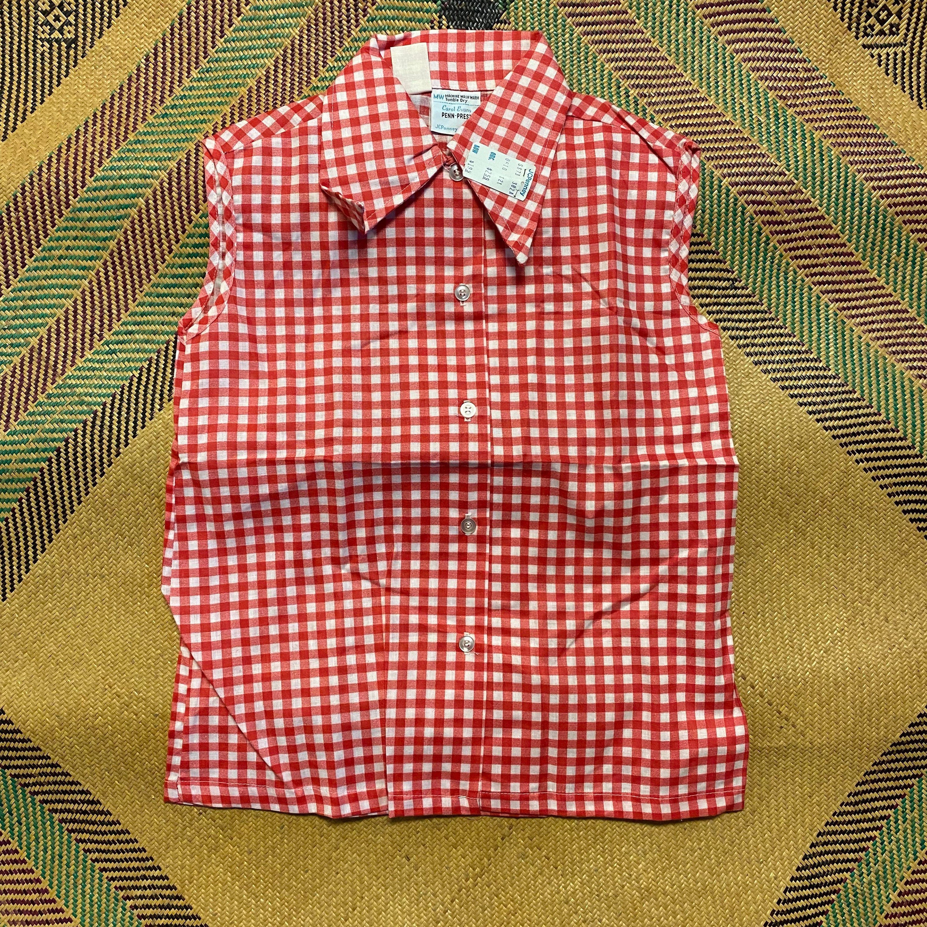 Vintage Women's Carol Evans Size 8 Red 