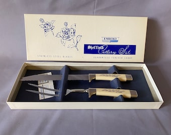 Vintage Sheffield Emdeko Stainless Steel Cutlery Set