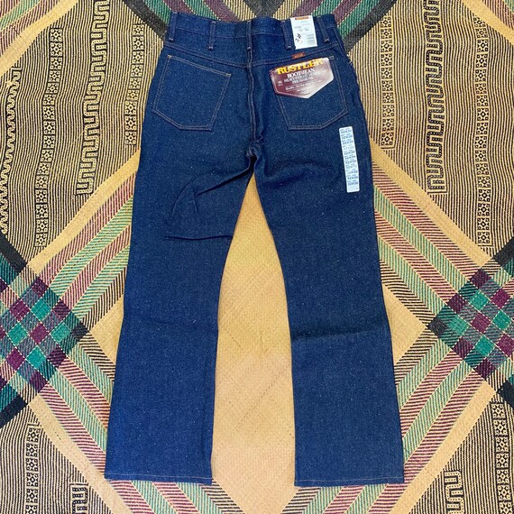 Vintage Rustler Boot Jean Heavyweight Denim Blue Jeans Unworn 32