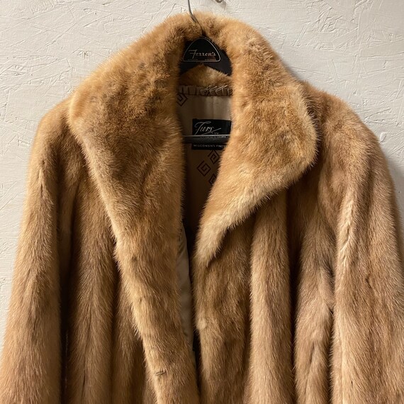 Vintage Women’s Fur Autumn Haze Knee Length Mink … - image 3