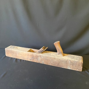 Vintage antique wooden block plane