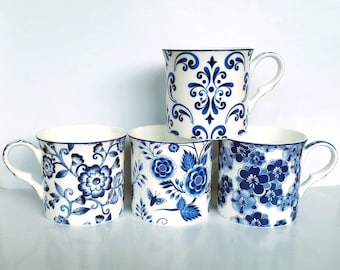 Fine Bone China White 8oz Tea, Coffee, Mugs X 6 - Etsy
