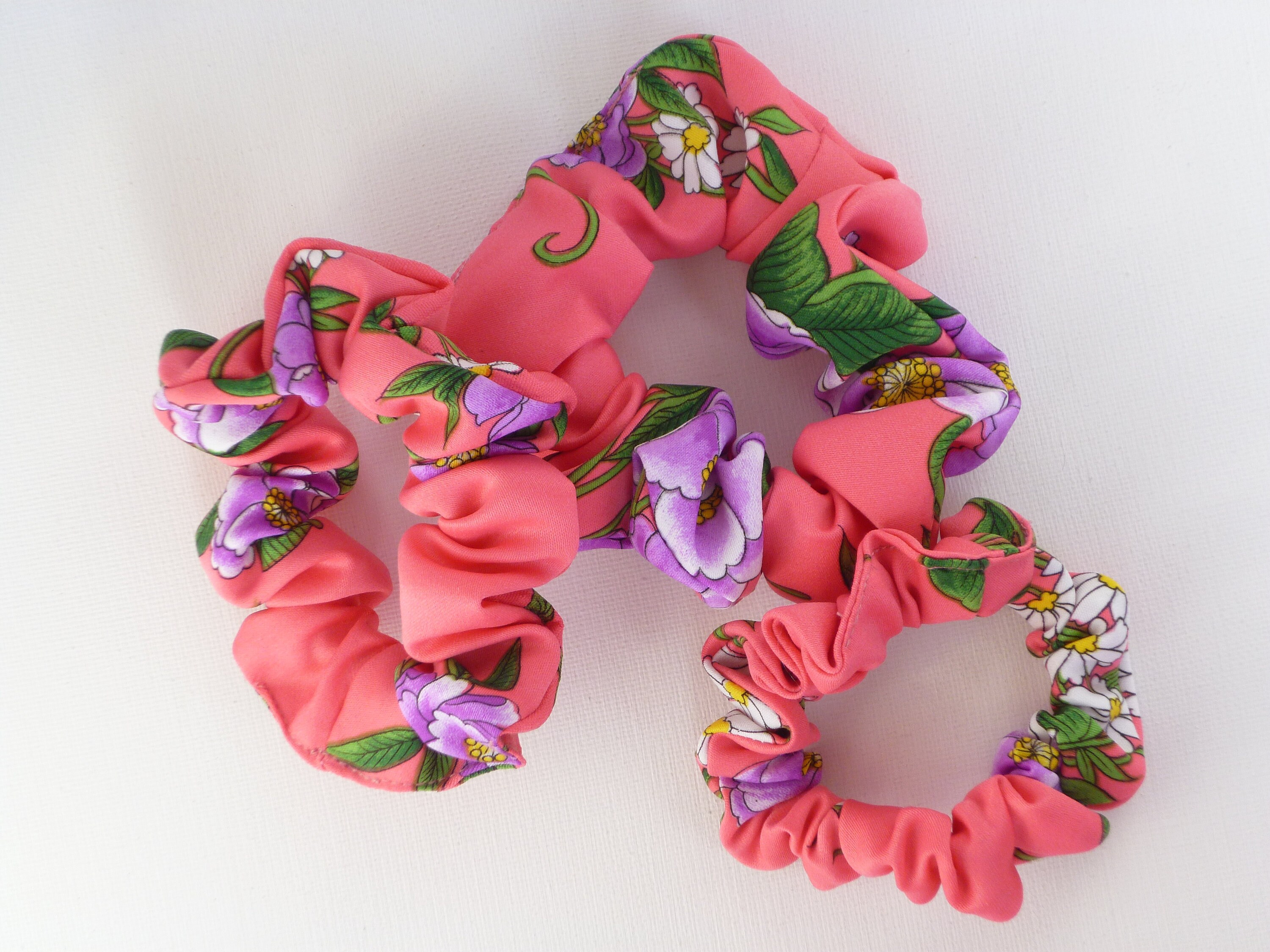 Vintage Japanese Fabric Scrunchie Kimono Scrunchies Large Etsy