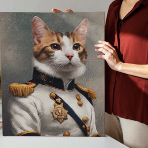 Renaissance Pet Portrait from Photo,Custom Funny Canvas, Royal Pet Portrait, Pet Digital Art, Portrait Art Design, Portrait Art Design