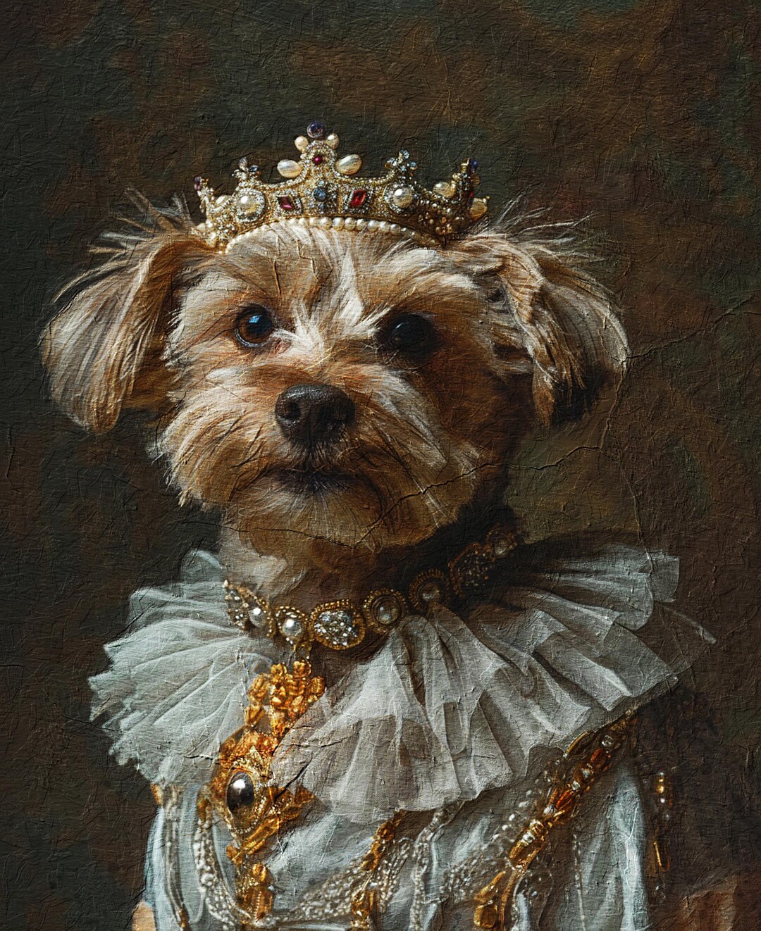 Custom Royal Pet Portrait: Regal King or Queen Art From Photo - Etsy