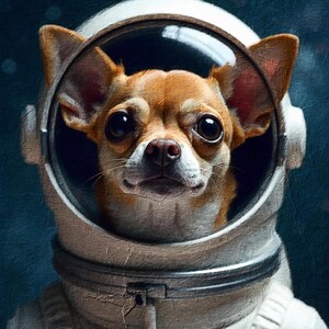 Custom Astronaut Pet Art, Funny Bathroom Wall Art Decor Print for Pet Owners, Pet in Bathtub, Personalized Royal Pet Portrait Gift to Mom