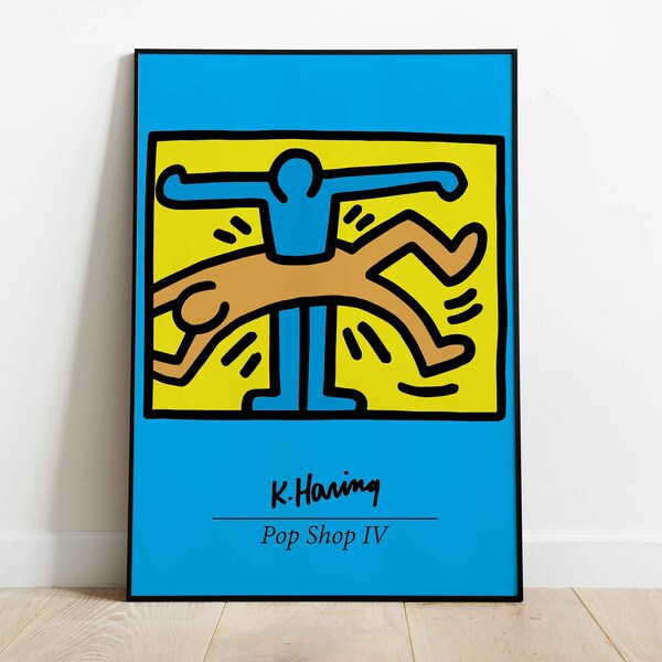 Keith Haring Wall Decal Etsy