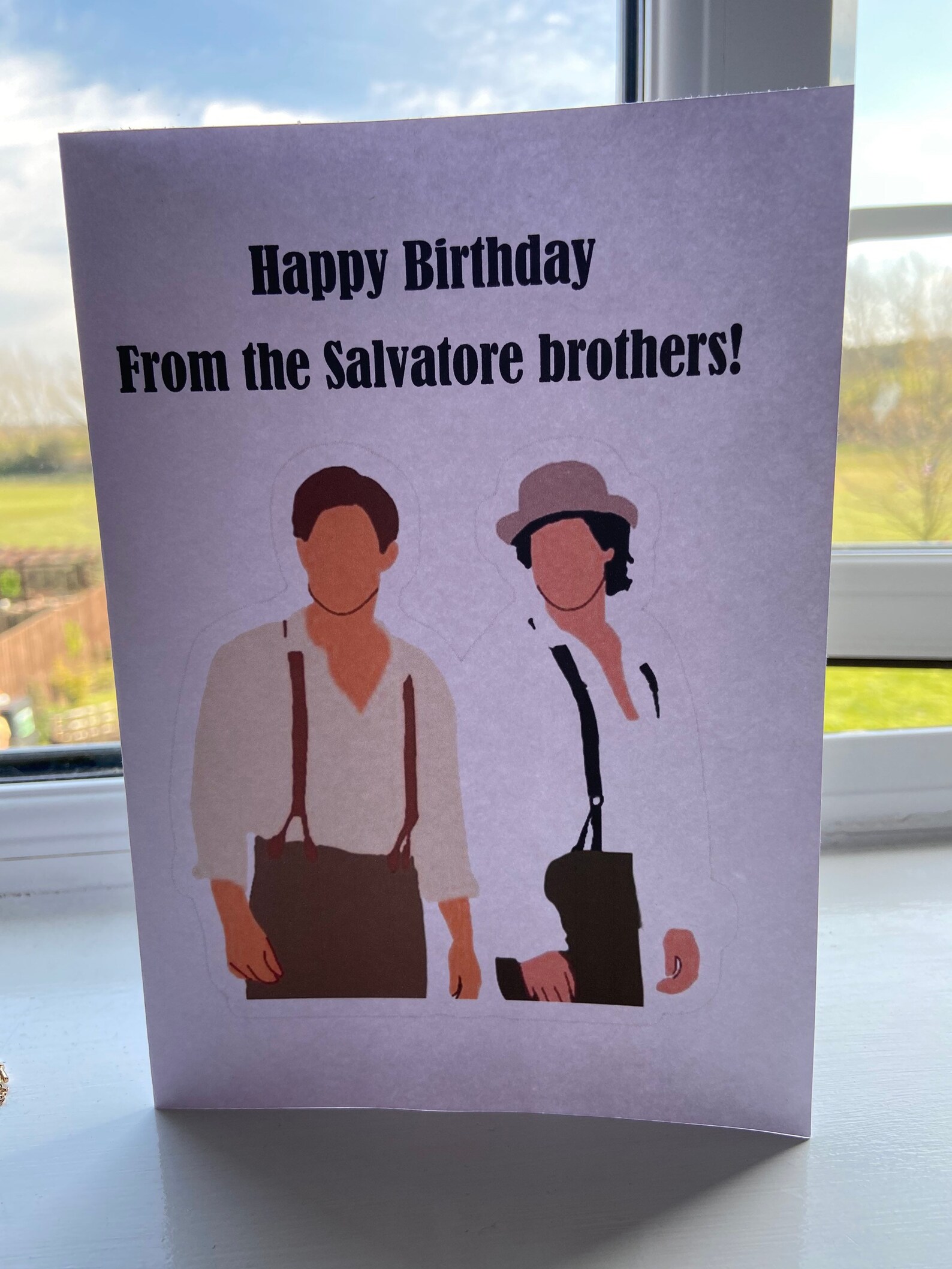 The vampire diaries birthday cards Etsy