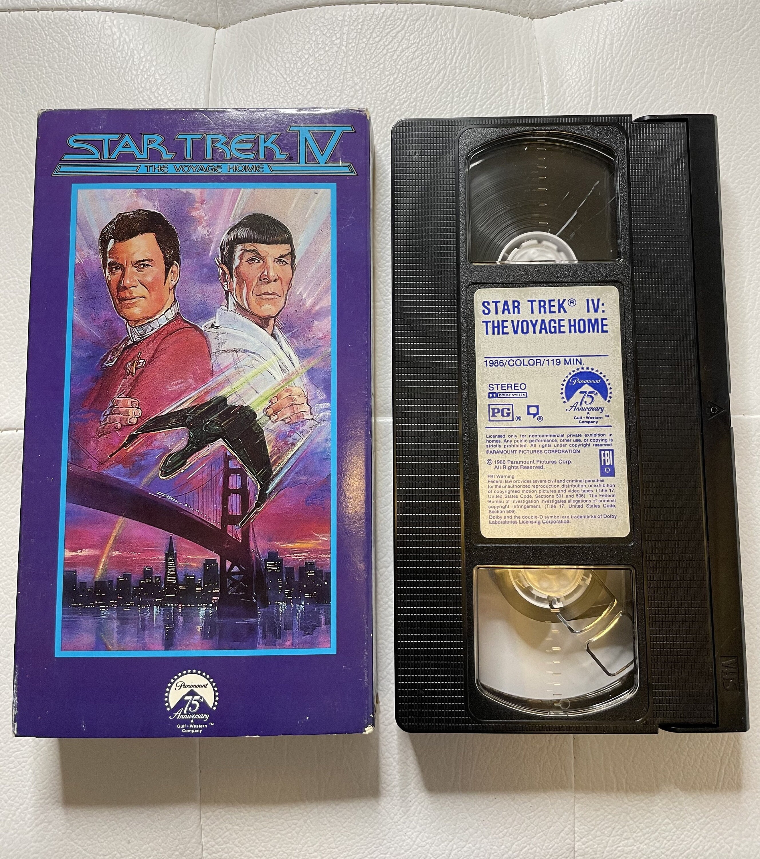 Classic Movie VHS Star Trek IV The Voyage Home Etsy