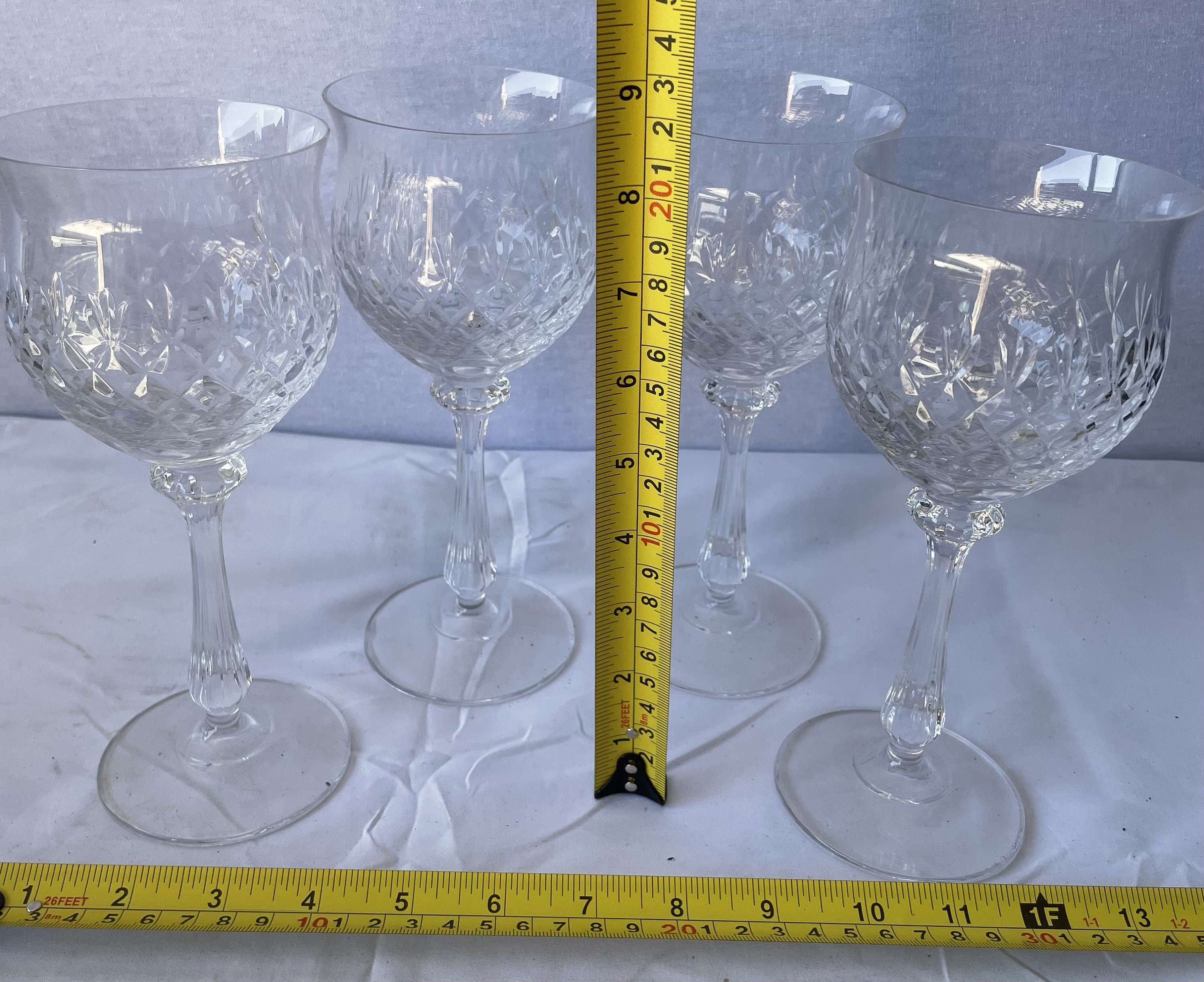 Mikasa Crystal Wine Glasses Vintage - ef70u7r