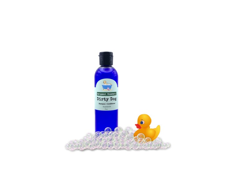 Shampooing pour chien, huile essentielle de bergamote et de romarin, hydratant naturel, après-shampoing, revitalisant