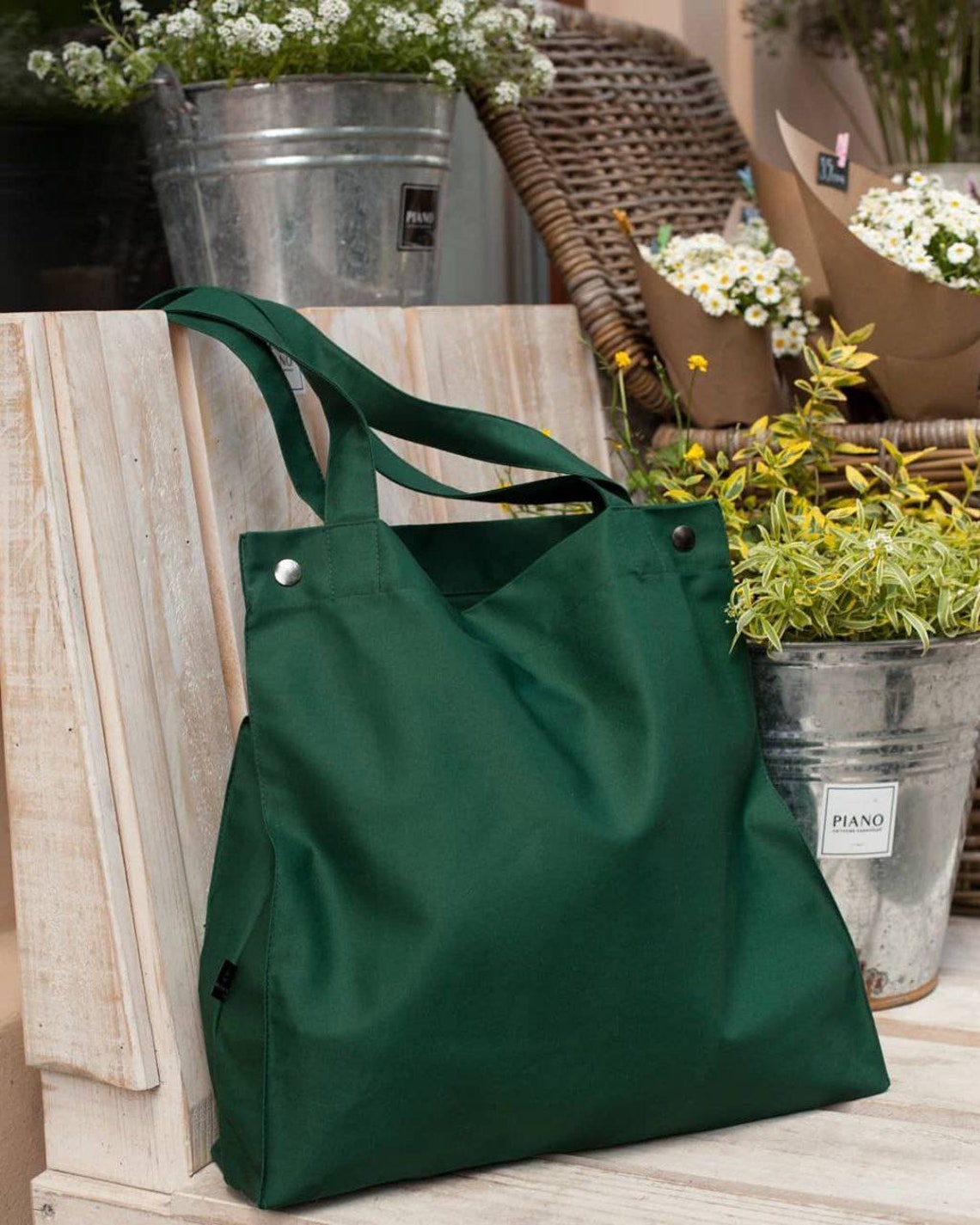 Eco Bag Green Eco Bag Woman Handbag Tote Bag Eco Shopper Etsy UK